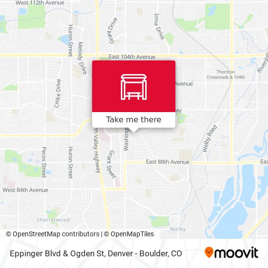 Eppinger Blvd & Ogden St map