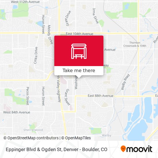 Eppinger Blvd & Ogden St map