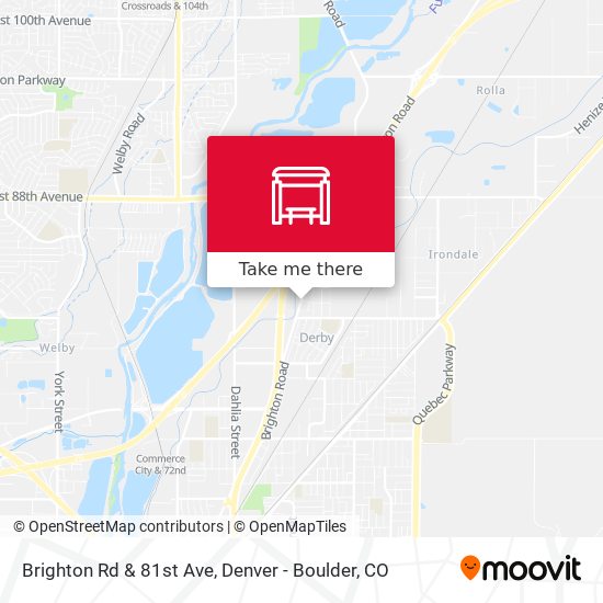 Brighton Rd & 81st Ave map