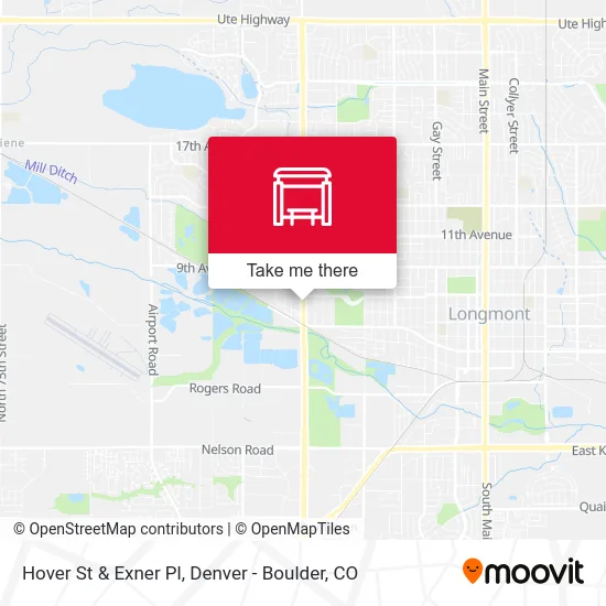 Hover St & Exner Pl map