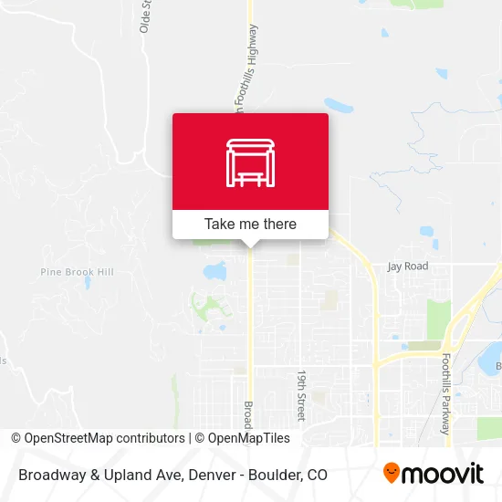 Mapa de Broadway & Upland Ave