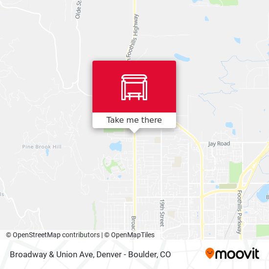 Broadway & Union Ave map