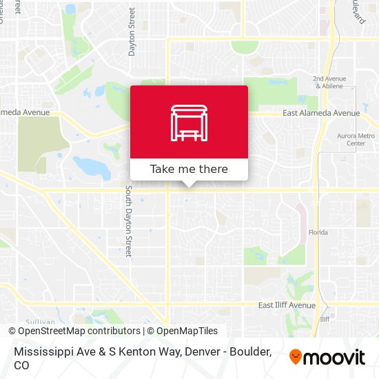 Mississippi Ave & S Kenton Way map