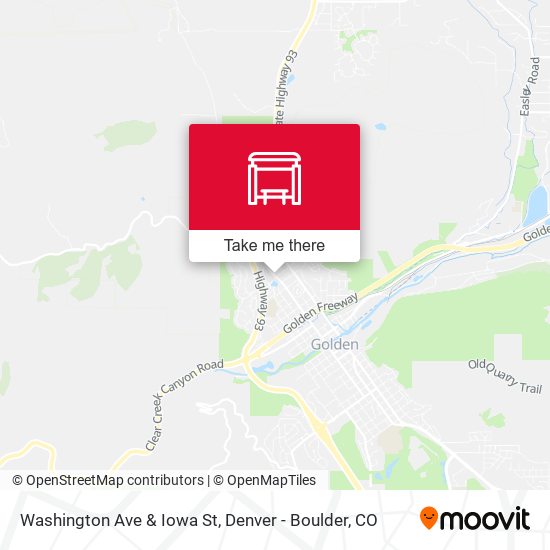 Washington Ave & Iowa St map