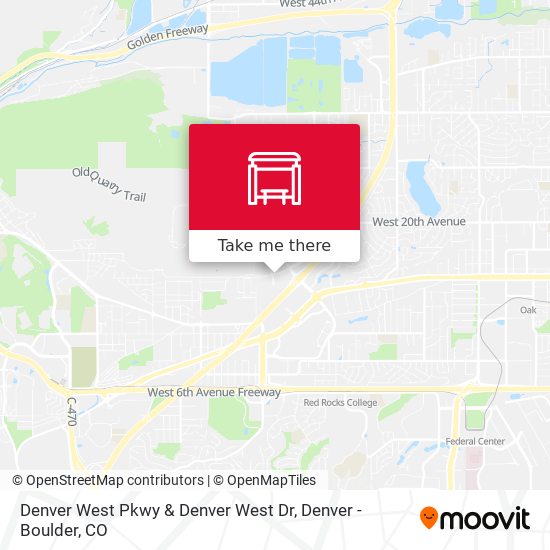 Denver West Pkwy & Denver West Dr map