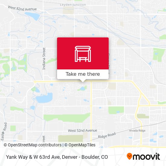 Yank Way & W 63rd Ave map