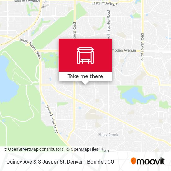 Quincy Ave & S Jasper St map