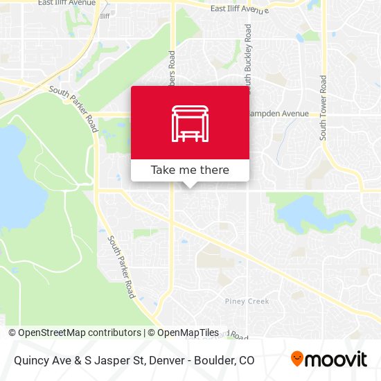 Quincy Ave & S Jasper St map