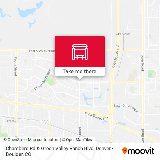 Chambers Rd & Green Valley Ranch Blvd map