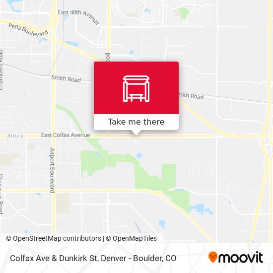 Mapa de Colfax Ave & Dunkirk St