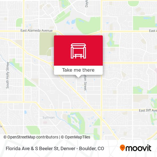 Florida Ave & S Beeler St map