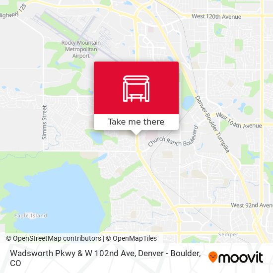 Wadsworth Pkwy & W 102nd Ave map