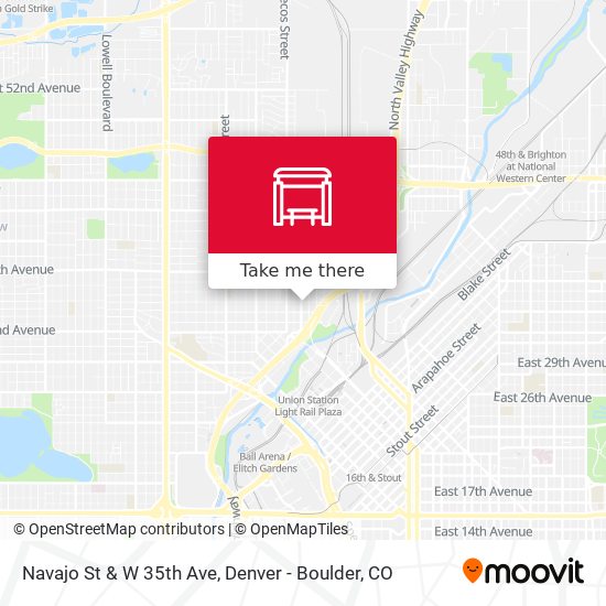 Mapa de Navajo St & W 35th Ave
