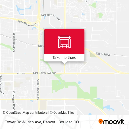 Tower Rd & 19th Ave map