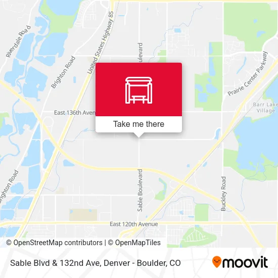 Sable Blvd & 132nd Ave map