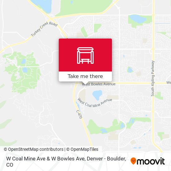 W Coal Mine Ave & W Bowles Ave map