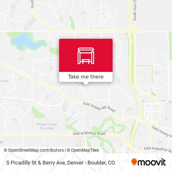 S Picadilly St & Berry Ave map