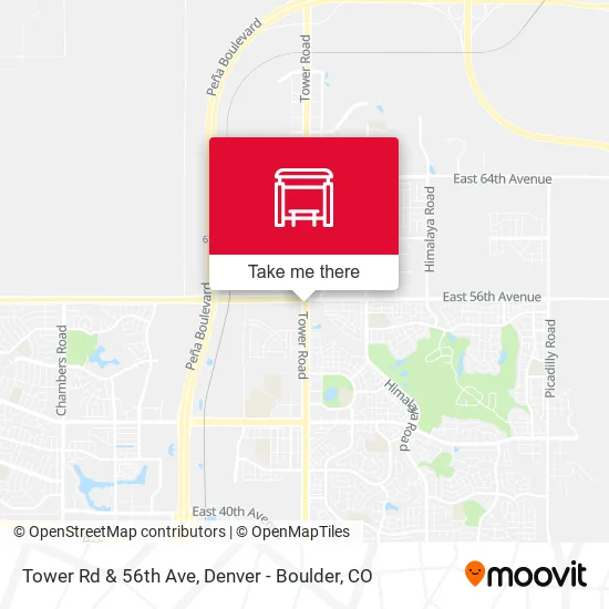Mapa de Tower Rd & 56th Ave