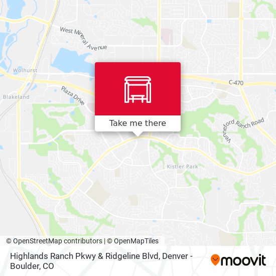 Mapa de Highlands Ranch Pkwy & Ridgeline Blvd