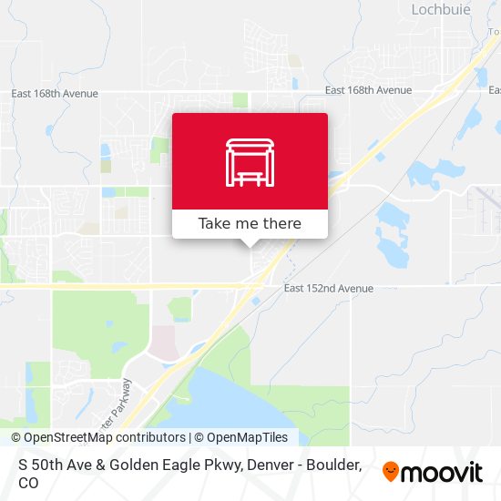 S 50th Ave & Golden Eagle Pkwy map