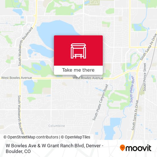 W Bowles Ave & W Grant Ranch Blvd map