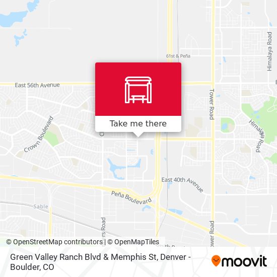 Green Valley Ranch Blvd & Memphis St map