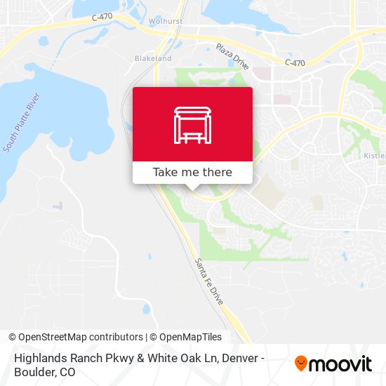 Highlands Ranch Pkwy & White Oak Ln map