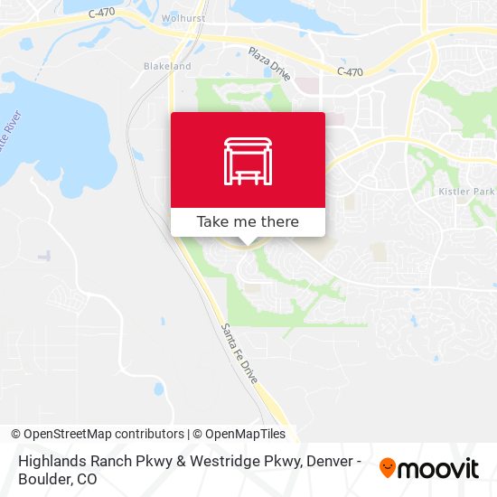 Highlands Ranch Pkwy & Westridge Pkwy map