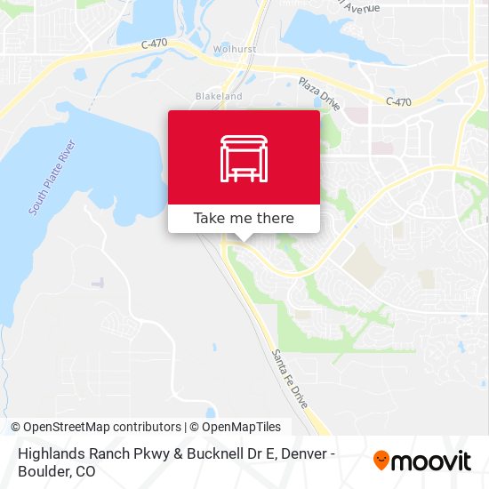 Mapa de Highlands Ranch Pkwy & Bucknell Dr E