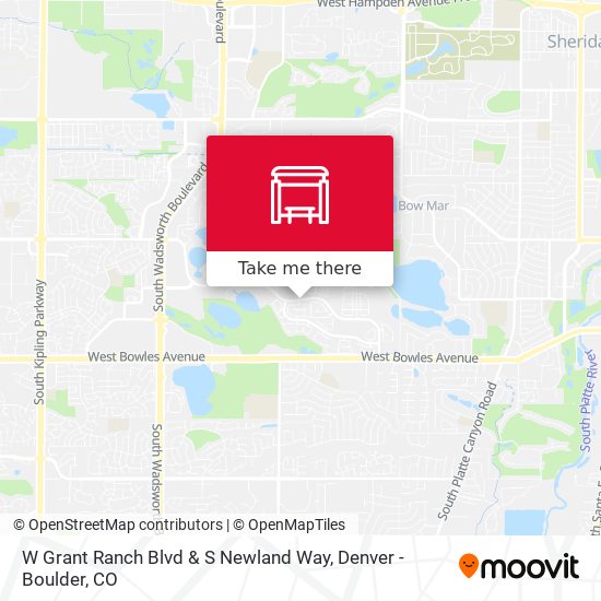 W Grant Ranch Blvd & S Newland Way map