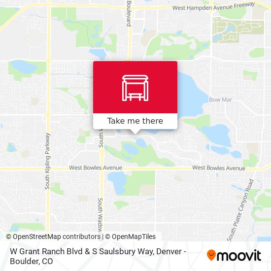 W Grant Ranch Blvd & S Saulsbury Way map