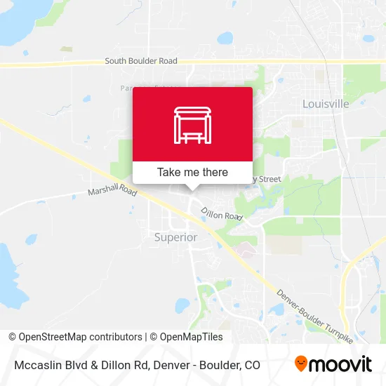 Mccaslin Blvd & Dillon Rd map