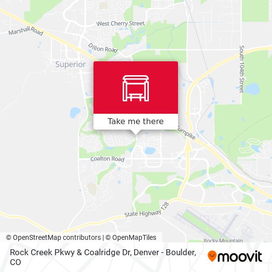 Rock Creek Pkwy & Coalridge Dr map