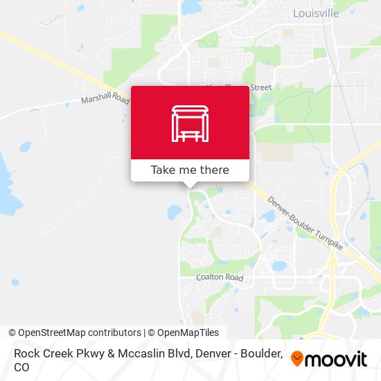 Mapa de Rock Creek Pkwy & Mccaslin Blvd