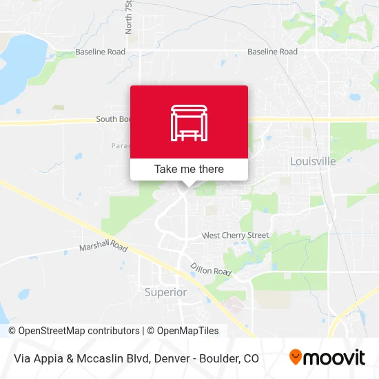 Via Appia & Mccaslin Blvd map