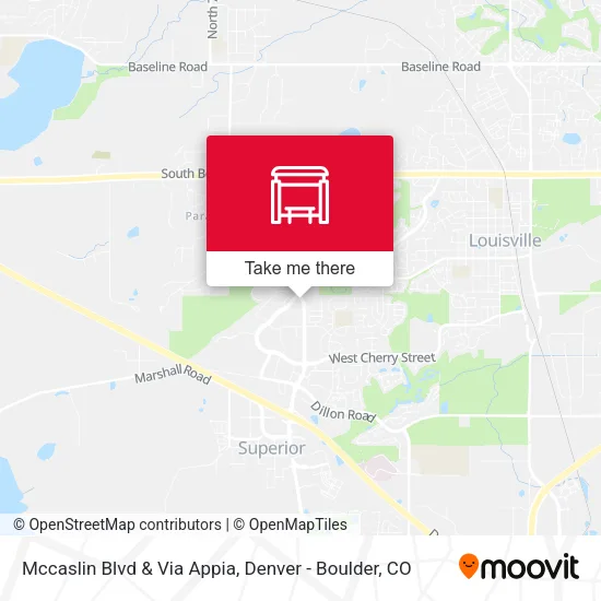 Mapa de Mccaslin Blvd & Via Appia