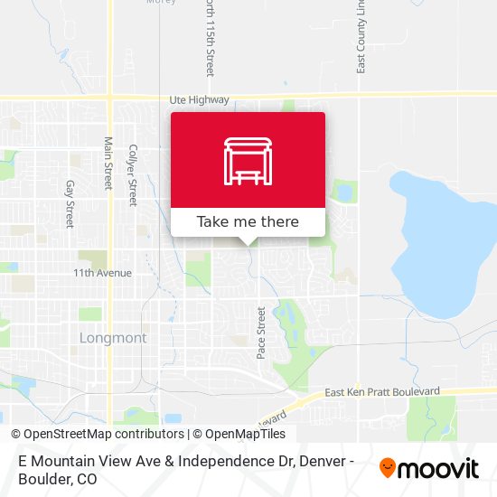 E Mountain View Ave & Independence Dr map