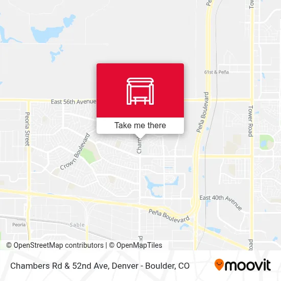 Chambers Rd & 52nd Ave map