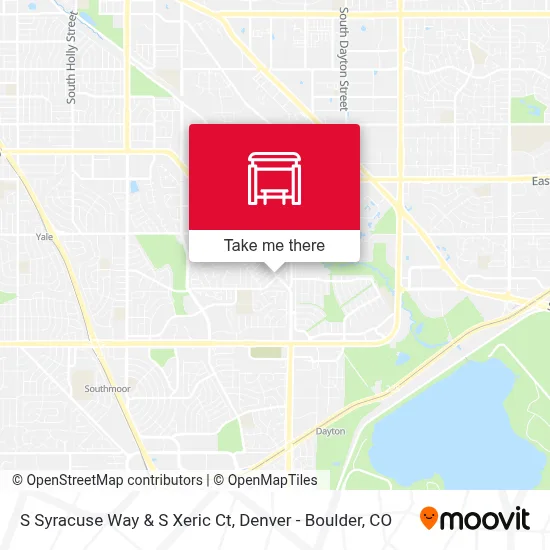 S Syracuse Way & S Xeric Ct map