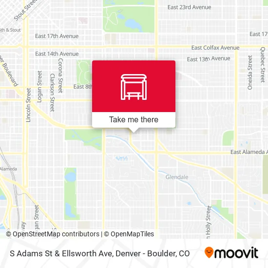Mapa de S Adams St & Ellsworth Ave