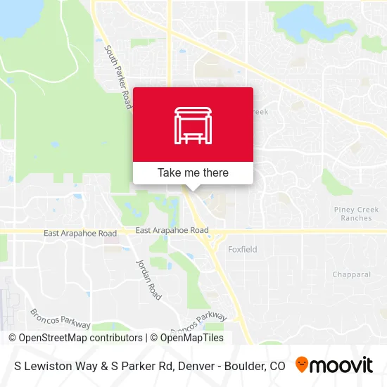 Mapa de S Lewiston Way & S Parker Rd