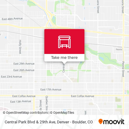 Central Park Blvd & 29th Ave map