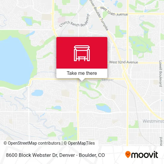 8600 Block Webster Dr map