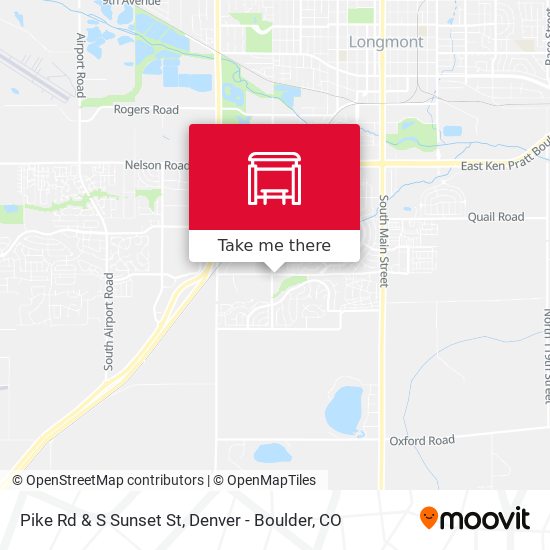 Pike Rd & S Sunset St map