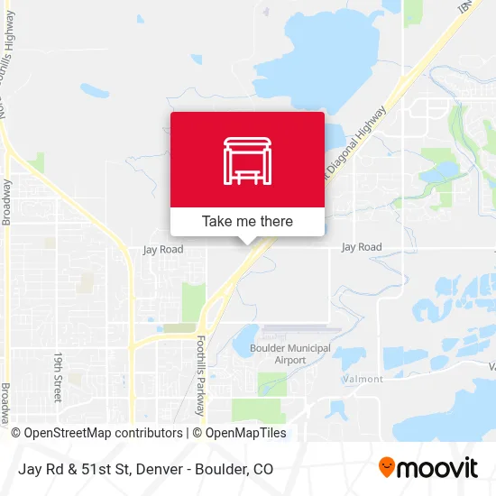 Jay Rd & 51st St map