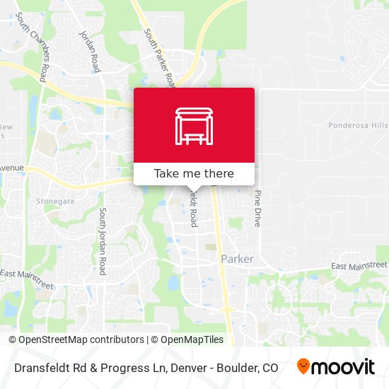 Dransfeldt Rd & Progress Ln map