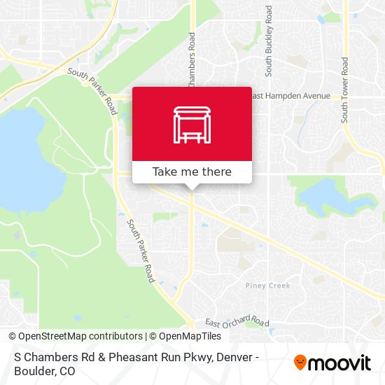 S Chambers Rd & Pheasant Run Pkwy map