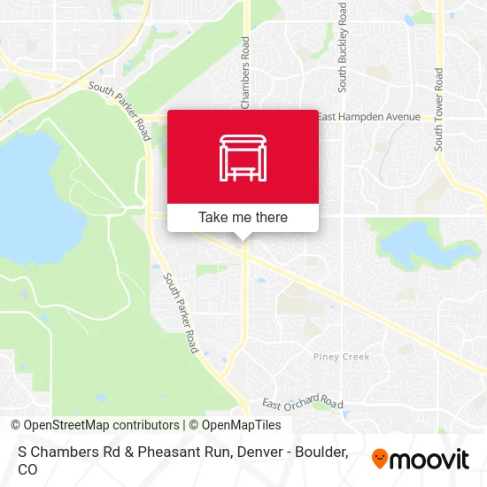 S Chambers Rd & Pheasant Run map