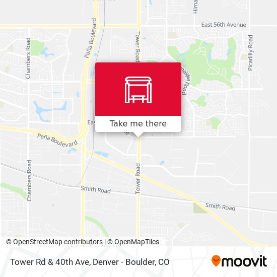 Tower Rd & 40th Ave map