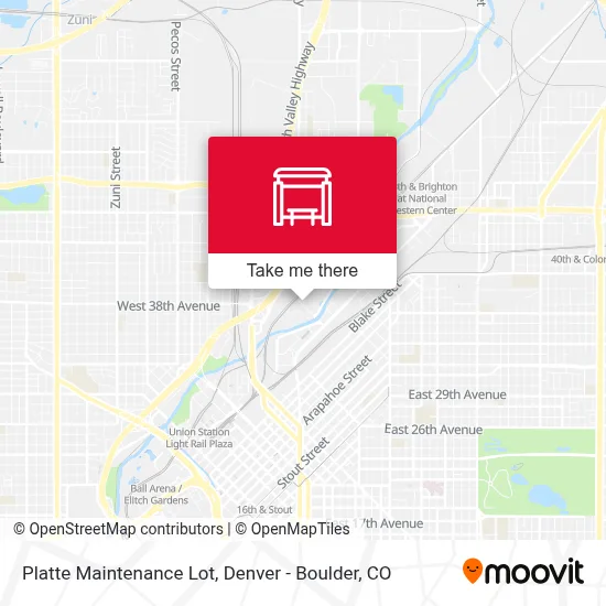 Platte Maintenance Lot map